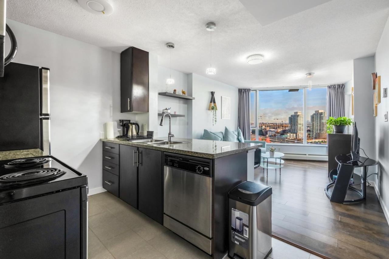 Downtown 1 Bedroom Water View Condo Vancouver Esterno foto