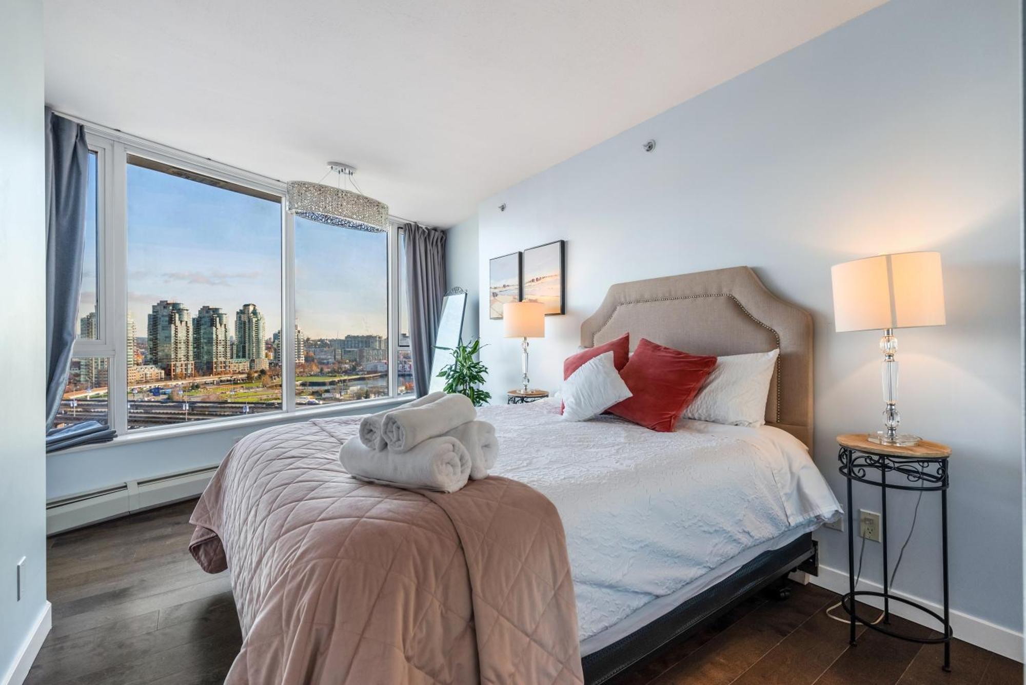 Downtown 1 Bedroom Water View Condo Vancouver Esterno foto